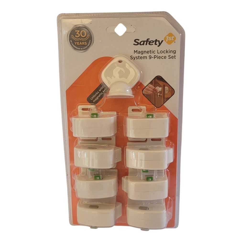 New Safety 1st‎ Magnetic 8 Locking System 9 Piece Set Key